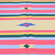 Load image into Gallery viewer, Tribal Handmade Southwestern Style Cotton Rug (Size 8.8 X 12.1) Cwral-6873