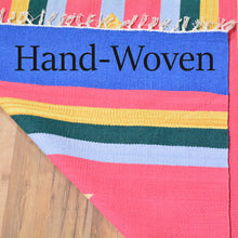 Load image into Gallery viewer, Tribal Handmade Southwestern Style Cotton Rug (Size 8.8 X 12.1) Cwral-6873