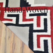 Load image into Gallery viewer, Hand-Woven Flatweave Navajo Style Handmade Wool Rug (Size 8.10 X 11.9) Cwral-6885