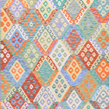 Load image into Gallery viewer, Hand-Woven Flatweave Reversible Kilim Wool Rug (Size 9.8 X 12.0) Cwral-6888