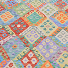 Load image into Gallery viewer, Hand-Woven Flatweave Reversible Kilim Wool Rug (Size 9.8 X 12.0) Cwral-6888