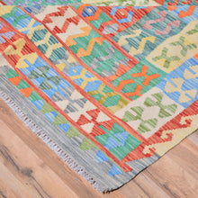 Load image into Gallery viewer, Hand-Woven Flatweave Reversible Kilim Wool Rug (Size 9.8 X 12.0) Cwral-6888