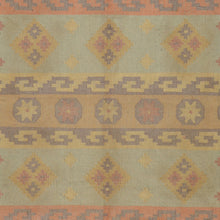Load image into Gallery viewer, Hand-Woven Reversible Southwestern Style Handmade Wool Rug (Size 8.1 X 8 .6 ) Cwral-6921