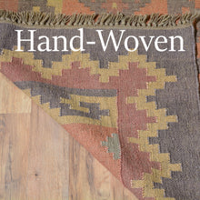 Load image into Gallery viewer, Hand-Woven Reversible Southwestern Style Handmade Wool Rug (Size 8.1 X 8 .6 ) Cwral-6921