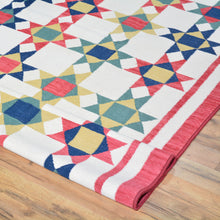 Load image into Gallery viewer, Hand-Woven Southwestern Design Handmade Flatweave Wool Rug (Size 7.11 x 11.7) Cwral-6957