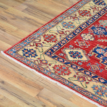Load image into Gallery viewer, Hand-Knotted Super Kazak Design Handmade Wool Rug (Size 4.11 X 6.4) Brral-699