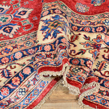 Load image into Gallery viewer, Hand-Knotted Caucasian Design Super Kazak Wool Rug (Size 8.0X 10.0) Cwral-7092