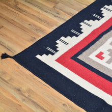 Load image into Gallery viewer, Hand-Woven Southwestern Design Handmade Wool Rug (Size 9.0 X 12.0) Cwral-7137