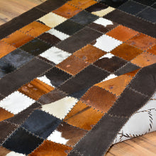 Load image into Gallery viewer, Turkish Cowhide Patchwork Hand Stitched (Size 5.4 X 8.2) Cwral-7170