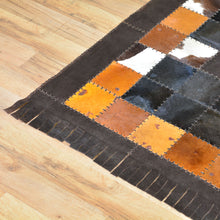 Load image into Gallery viewer, Turkish Cowhide Patchwork Hand Stitched (Size 5.4 X 8.2) Cwral-7170
