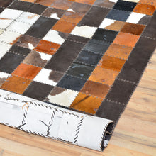 Load image into Gallery viewer, Turkish Cowhide Patchwork Hand Stitched (Size 5.4 X 8.2) Cwral-7170