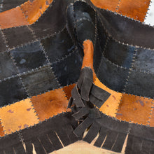 Load image into Gallery viewer, Turkish Cowhide Patchwork Hand Stitched (Size 5.4 X 8.2) Cwral-7170
