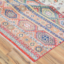 Load image into Gallery viewer, Hand-Knotted Khorjin Design Super Kazak Wool Rug (Size 10.3 X 13.9) Cwral-7215