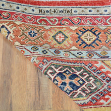 Load image into Gallery viewer, Hand-Knotted Khorjin Design Super Kazak Wool Rug (Size 10.3 X 13.9) Cwral-7215