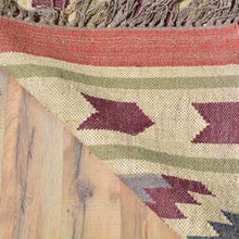 Load image into Gallery viewer, Hand-Woven Flatweave Reversible Kilim Jute/Wool Rug (Size 4.11 X 8.3) Cwral-7335