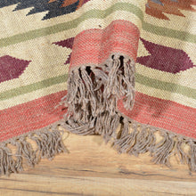 Load image into Gallery viewer, Hand-Woven Flatweave Reversible Kilim Jute/Wool Rug (Size 4.11 X 8.3) Cwral-7335