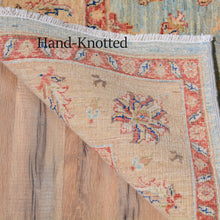 Load image into Gallery viewer, Hand-Knotted Peshawar Chobi Tribal Design Wool Rug (Size 4.8 X 6.7) Brral-750