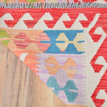Load image into Gallery viewer, Hand-Woven Geometric Design Kilim Aghan Wool Rug (Size 10.4 X 12.5) Cwral-7578