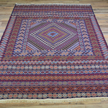 Load image into Gallery viewer, Soumak Fine Tribal Traditional Handmade Wool Rug (Size 4.4 X 6.2) Cwral-7698