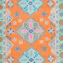 Load image into Gallery viewer, Hand-Knotted Handmade Geometric Design Wool Rug (Size 3.2 X 4.6) Cwral-7740