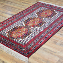 Load image into Gallery viewer, Hand-Knotted Afghan Tribal Baluch Wool Handmade Rug (Size 2.9 X 4.10) Cwral-7776