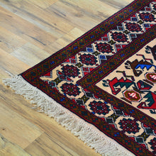 Load image into Gallery viewer, Hand-Knotted Afghan Tribal Baluch Wool Handmade Rug (Size 3.0 X 4.8) Cwral-7797