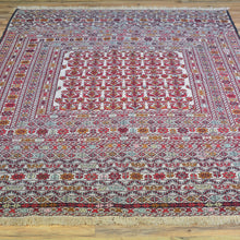 Load image into Gallery viewer, Flatweave Soumak Fine Tribal Maleeki Handmade Wool Rug (Size 4.5 X 6.1) Cwral-7821