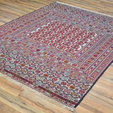 Load image into Gallery viewer, Flatweave Soumak Fine Tribal Maleeki Handmade Wool Rug (Size 4.5 X 6.1) Cwral-7821
