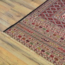 Load image into Gallery viewer, Flatweave Soumak Fine Tribal Maleeki Handmade Wool Rug (Size 3.0 X 4.10) Cwral-7839