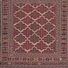 Load image into Gallery viewer, Fine Soumak Tribal Afghan Rug Handmade Wool Rug (Size 2.9 X 4.8) Cwral-7848