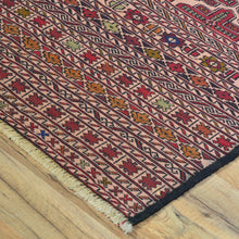 Load image into Gallery viewer, Fine Soumak Tribal Afghan Rug Handmade Wool Rug (Size 2.9 X 4.8) Cwral-7848