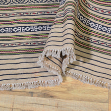 Load image into Gallery viewer, Hand-Woven Tribal lagharee Soumack Striped Design Wool Rug (Size 3.2 X 4.10) Cwral-7851