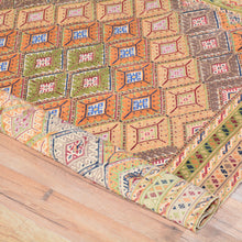 Load image into Gallery viewer, Afghan Tribal Multiple Weave Handmade Geometric Design Wool Rug (Size 3.9 X 4.4 ) Cwral-7905