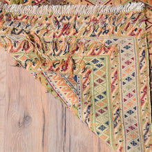 Load image into Gallery viewer, Afghan Tribal Multiple Weave Handmade Geometric Design Wool Rug (Size 3.9 X 4.4 ) Cwral-7905