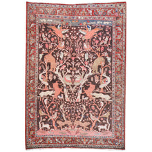 Load image into Gallery viewer, Hand-Knotted Persian Tribal Pictorial Design Wool Rug (Size 4.4 X 6.4) Cwral-7929