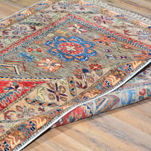 Load image into Gallery viewer, Hand-Knotted Fine Oriental Super Kazak Design Wool Rug (Size 4.0 X 6.0) Cwral-7992
