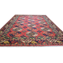 Load image into Gallery viewer, Hand-Knotted Ersari Tribal Handmade Pure Wool Rug (Size 8.8 X 11.5) Cwral-8157