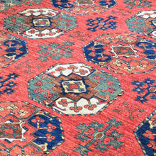 Load image into Gallery viewer, Hand-Knotted Ersari Tribal Handmade Pure Wool Rug (Size 8.8 X 11.5) Cwral-8157