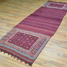 Load image into Gallery viewer, Hand-Woven Afghan Tribal Runner Kilim 100% Wool Rug (Size 3.1 X 11.1) Cwral-8235
