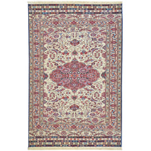 Load image into Gallery viewer, Flatweave Soumak Fine Tribal Handmade Wool Rug (Size 4.4 X 6.2) Cwral-8310