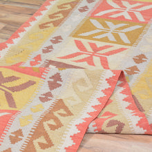 Load image into Gallery viewer, Hand-Woven Flatweave Handmade Kilim Wool Rug (Size 2.8 X 10.0) Cwral-8370