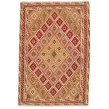 Load image into Gallery viewer, Afghan Tribal Mashwani Handmade Geometric Design Wool Rug (Size 2.8 X 4.2) Cwral-8385