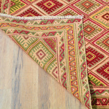 Load image into Gallery viewer, Afghan Tribal Mashwani Handmade Geometric Design Wool Rug (Size 2.8 X 4.2) Cwral-8385