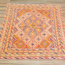 Load image into Gallery viewer, Hand-Knotted And Soumak Fine Oriental Tribal Afghan Rug (Size 2.7 X 3.10) Cwral-8394