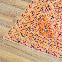 Load image into Gallery viewer, Hand-Knotted And Soumak Fine Oriental Tribal Afghan Rug (Size 2.7 X 3.10) Cwral-8394