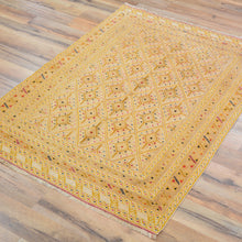 Load image into Gallery viewer, Afghan Tribal Mashwani Handmade Geometric Design Wool Rug (Size 2.9 X 3.11) Cwral-8415