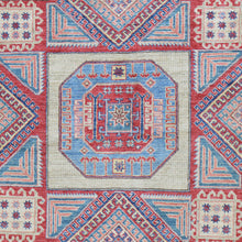 Load image into Gallery viewer, Hand-Knotted Round Caucasian Design Kazak Wool Rug (Size 6.0 X 6.0) Cwral-846