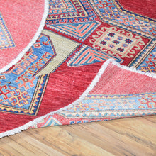 Load image into Gallery viewer, Hand-Knotted Round Caucasian Design Kazak Wool Rug (Size 6.0 X 6.0) Cwral-846