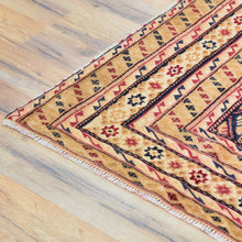 Load image into Gallery viewer, Afghan Tribal Mashwani Handmade Geometric Design Wool Rug (Size 4.8 X 5.10) Cwral-8574