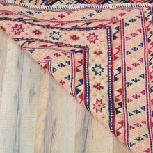 Load image into Gallery viewer, Afghan Tribal Mashwani Handmade Geometric Design Wool Rug (Size 4.8 X 5.10) Cwral-8574
